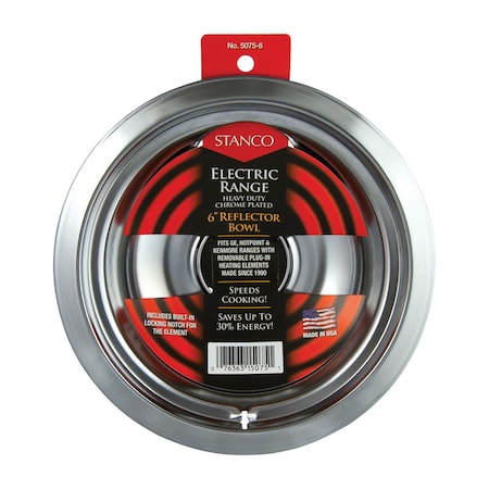 Stanco Stanco Steel Reflector Bowl 6 in. W 5075-6